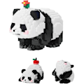 Pikkukuva 1 / 5: Panda Mini Rakennuspalikkasarja, Panda Söpöt Eläimet Rakennussarjat, aikuisille ja lapsille, Panda Mikro Rakennuspalikkapuku