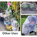 Miniatyrbillede 5 af 5: Insektbeskyttelsesnet, grøntsagsnet, plantenet til planter, grøntsager, frugter mod insekter, fugle, biller, hvid 60, net, 3*10M 3m*10m