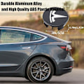 Miniatyrbild 5 av 5: Hjulmutterskydd Modell 3 Hjulkapsats med Tesla-logotyp Navkapselmutterkåpor för Tesla Model 3 Model Y (Svart)