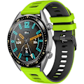 Miniatyrbillede 1 af 5: 22 mm silikone udskiftningsurrem til Huawei Watch GT Active/GT2 46 mm/GT2 Pro/Honor Watch Magic/Galaxy Watch 46 mm/Gear S3/Galaxy Watch 3 45 mm