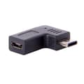 Pikkukuva 4 / 5: USB-C Type-C uros - Micro USB 2.0 5Pin naaras datasovitin 90 asteen kulmalla