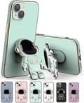 Astronaut Fällbart Stöd Fodral Kompatibelt Med Iphone 12 Pro Max/12 Pro/12, Elektropläterat Tpu Skyddande Skal