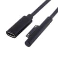 Pikkukuva 4 / 5: DC 15V Type-C USB-C Naaras Surface Pro3 Pro4 Pro5 Pro6 Book Pro Latauskaapeli