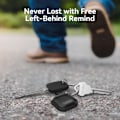 Miniatyrbild 4 av 7: Nyckelfinnare, Plånboks Tracker Fungerar med Apple Hitta Min (endast iOS), Utbytbar Batteri, Vattenresistent, Bluetooth Objektfinnare (Svart, 2 Pack)