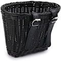 Miniatyrbild 5 av 5: Framkorg i Plast Rattan för Cykel, Frambärare Korg Förvaring, PE Vävda Justerbar
