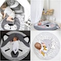 Miniatyrbilde 3 av 5: Babyteppe i bomull, Baby Lekegym Matte Lekematte Aktivitetsgym Gulvmatte