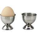 Miniatyrbilde 1 av 4: 2 stk. Eggkopper i rustfritt stål, eggeholdere, eggbrett, kjøkkenredskaper for hardkokte egg