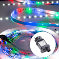 Miniatyrbild 3 av 5: LED-drivrutin, 4,5V 0,6A Vattentät LED-strömadapter, 31V EU-kontakt för ljusslingor & strålkastare