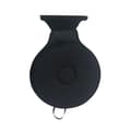 Elderly-specific single-circle black pleated fabric car seat cushion, 360-degree rotation, light and portable, memory sponge automatic rotation