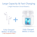 Miniatyrbild 2 av 5: Kompatibel Airpods 1 2 Generation Laddningsfodral Trådlöst Fodral Kompatibelt Med Bluetooth Parning Synkknapp Snabbparningsknapp