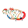 Pikkukuva 1 / 5: Sateenkaari-ratasetti Puzzle-rata-rakennuslelut Junarata-puzzle-leikkiseti lapsille