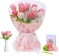 Blomsterbuket Hæklesæt til Begyndere, Inkluderer Trin-for-Trin Video Tutorial, Komplette Hæklesæt med Instruktioner til DIY Håndværk
