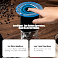 Miniatyrbilde 2 av 5: Elektrisk kaffekvern med justerbar malingsgrad Mini Burr Kaffebønnekverner Bærbar for hjem, kontor