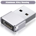 Miniatyrbild 4 av 5: USB till USB-C Adapter för Apple iPhone 16 ProMax Laddare Adapter 3-pack, Typ C Hona till USB A Hane Kabelkontakt för iPhone 15 14 13 12 11