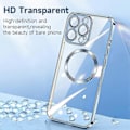 Miniatyrbild 4 av 4: Magsafe Magnetiskt Skal Kompatibelt Med Iphone 14 Pro Max/14 Pro/14 Plus/14, Transparent Silikon Linsskydd