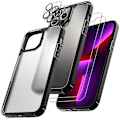Pikkukuva 1 / 5: Kirkas suojakotelo iPhone 15 Pro Max/15 Plus/15 Pro/15 -malleille sekä 2*näytönsuojaa+2*kamerasuojaa, täysi suojaus iPhone 15 -sarjalle