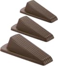 Dörrstoppar för dörrbotten på golv, gummikil (3-pack)