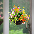 Miniatyrbillede 5 af 5: 5 stk. Kunstige Blomster, UV-resistente Silkeblomster i Plastik, Falske Kunstige Planter Calla Lily Indendørs og Udendørs Buske til Ophængning