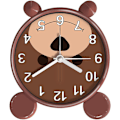 Miniatyrbild 5 av 5: Söt väckarklocka, Barnväckarklocka Cartoon Bear Klocka Liten Skrivbordsväckarklocka Batteridriven Väckarklocka Tyst Alarm