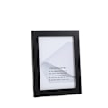 Miniatyrbillede 1 af 5: Rektangulær fotoramme med passepartout, 20 cm x 25 cm & 13 cm x 18 cm med passepartout, 2-pak, sort