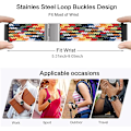 Miniatyrbillede 4 af 4: 22mm Urrem til Huawei Watch GT2, GT2 Pro, Watch GT/3/3 Pro/GT2e, Galaxy Watch 3 45mm, Galaxy Watch 46mm, Gear S3 Frontier