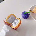 Miniatyrbild 5 av 5: 2 st Fodral för Samsung Buds3/buds 3pro Hörlurar, Japansk Djävulsfrukt Design (Flame Fruit)