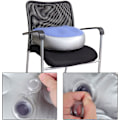 Miniatyrbilde 4 av 5: Oppblåsbar Spa-pute Boblebadpute med 4 stk Sugekopper for Alle Spa og Boblebad - Booster-sete for Voksne og Barn (Blå)