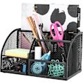 Miniatyrbillede 1 af 5: Skrivebordsorganisator/Mesh Skrivebordsoprydder/Penholder/Multifunktionel Organizer