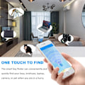 Miniatyrbilde 7 av 7: 4-pakning Nøkkel Finnere, Smart Bluetooth Sporingsenhet med Anti-Mistet Alarm Påminnelse, Gjenstands Lokalisator, iOS og Android Kompatibel