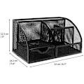 Miniatyrbillede 2 af 5: Skrivebordsorganisator/Mesh Skrivebordsoprydder/Penholder/Multifunktionel Organizer