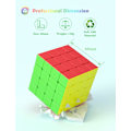 Miniatyrbilde 2 av 5: 4X4 Speed Cube, Klistremerkeløs Magic Cube Lett å Snu og Glatt Speedcube - Snur Raskere Enn Originalen (4x4x4)