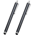 Miniatyrbillede 1 af 5: 2 stk. Sort Smart Phone Pen Stylus, Silikone Tip Penne til Touch Screen Enheder