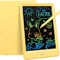 Miniatyrbilde 1 av 4: 10-tommers digital Ewriter, elektronisk grafisk tegnebrett, slettbar bærbar Doodle LCD skrivetablett, gul