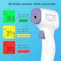 Miniatyrbild 3 av 5: Panntermometer för Vuxna, Infraröd Termometer för Barn, Kontaktlös Digital Termometer, LCD-Skärm, Minnesfunktion