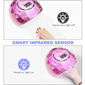 Miniatyrbild 2 av 5: UV LED-nagellampa Snabbare nageltork för gellack, nagelhärdningslampa med 4 timerinställningar Automatisk sensor LCD-skärm
