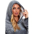 Miniatyrbillede 4 af 5: Hætteklæde Tæppe Top Lounge Fleece Sherpa Originale Tæpper Sweatshirt Hættetrøje Som Set På TV Varm Blød Hyggelig One Size