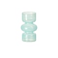 Miniatyrbild 1 av 4: Glasvas för hydroponisk odling, 7'' Svart Glasvas för Blommor, Blomvas för Heminredning, Modern Geometrisk Glasvas (Himmelsblå) Sky blue