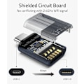 Miniatyrbild 4 av 5: USB C till USB Adapter (2-pack), USB-C Hane till USB3.0 Hona Adapter Kompatibel med MacBook Pro efter 2016, MacBook Air efter 2018 Dark Blue