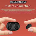 Miniatyrbilde 5 av 5: Type E A6S Trådløst Bluetooth Headset Mini Binauralt In-Ear Musikk Hodetelefoner Støyreduksjon TWS