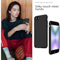 Miniatyrbillede 4 af 5: iPhone SE 2020/2022, iPhone 8/7, Soft-Touch, Stødsikker, Støvtæt, Skridsikker Apple Telefon Cover - Sort