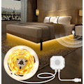 Miniatyrbild 2 av 5: LED-remsa med rörelsesensor för inomhusbruk, RGB-styrning via app, USB-driven, 3 m, perfekt för kök, trappor, garderober