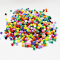 Miniatyrbilde 1 av 4: Pom-Pom Baller, 500 stk 8mm Små Mini Pommer for Håndverk - Assorterte Flerfarger