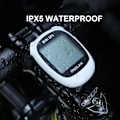 Miniatyrbillede 6 af 6: M3 Mini GPS Cykelcomputer, Trådløs Cykelkilometertæller og Speedometer IPX5 Vandtæt Cykelcomputer med LCD Display Hvid