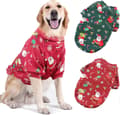 2-pack Hund Jultröja - Tröja Katt Julkläder Outfit Kläder (L)