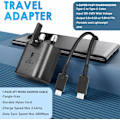 Miniatyrbilde 3 av 5: 25W Hurtiglader med USB C-kabel - Kompatibel med/ Galaxy-smarttelefoner og andre USB Type C-enheter