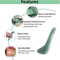 Gua Sha Ansiktsverktyg Naturlig Jade Sten Massagebräda Verktyg för SPA Akupunkturterapi Triggerpunktsbehandling, Gua Sha Skrapning