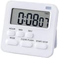 Kökstimer, Äggklocka med Klocka, Köksväckarklocka, Magnetisk Timer, Digital Stoppur med LCD-Alarm (7.35*7.35cm)