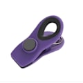 Miniatyrbilde 4 av 4: Kraftige magnetiske klyper for matposer og notater, plast, assorterte farger, sett med 6