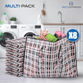 Miniatyrbillede 4 af 5: Stor Jumbo Taske Opbevaringspose Tøjopbevaring Flytning - Multipack (Pakke med 8 80*60*25)