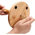 Miniatyrbilde 5 av 5: Treformet Kaffe- og Tekoppholder i Tre, Koppoppbevaringsstativ, Drikkevareshelf, Koppholder